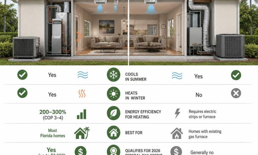 heat pump vs AC Florida