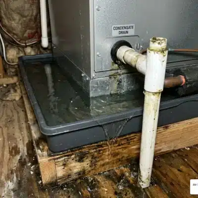 AC leaking water emergency indoor unit condensation water damage Florida